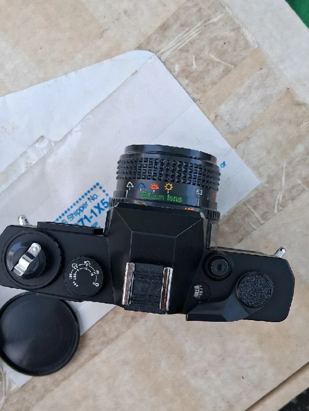 WX-7 Black 35mm Film Camera Body - Classic Black Finish